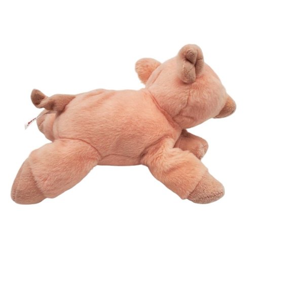 Aurora Pink Pig Plush Stuffed Farm Piglet Animal 2020 8" Floppy Toy Baby - Picture 4 of 7